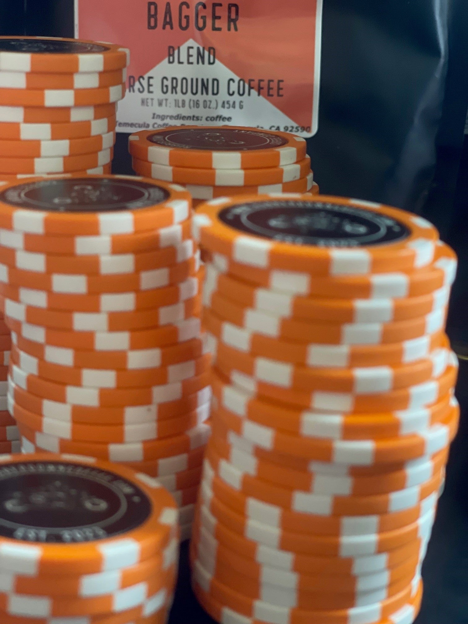 Rubber Down Coffee Clay Poker Chip - Rubber Down Coffee Company